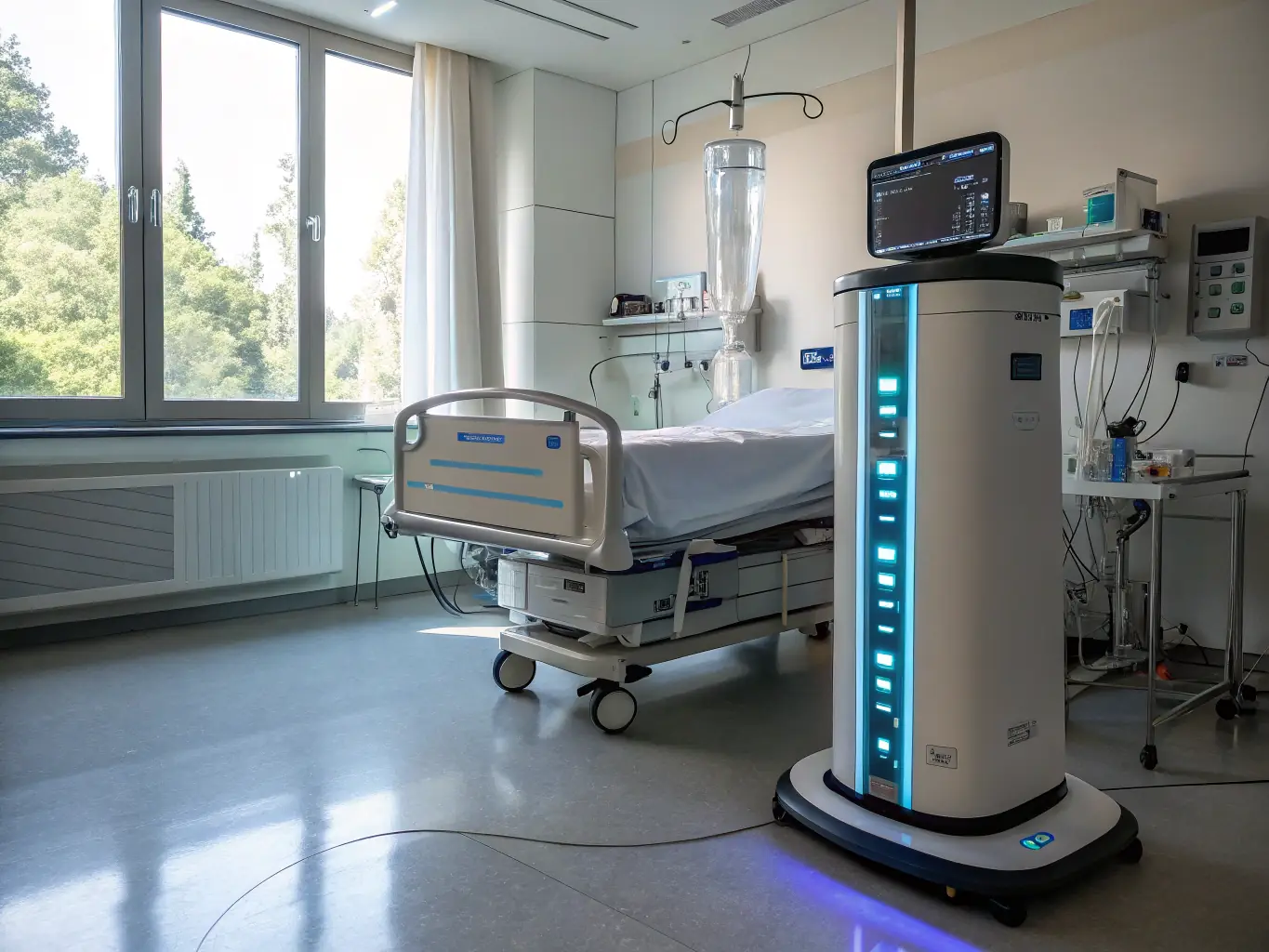 An image featuring various electromedical devices used in healthcare settings, emphasizing their advanced technology and user-friendly design.